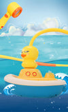 Duck Shower™ - Bath time becomes a party - Children's duck shower