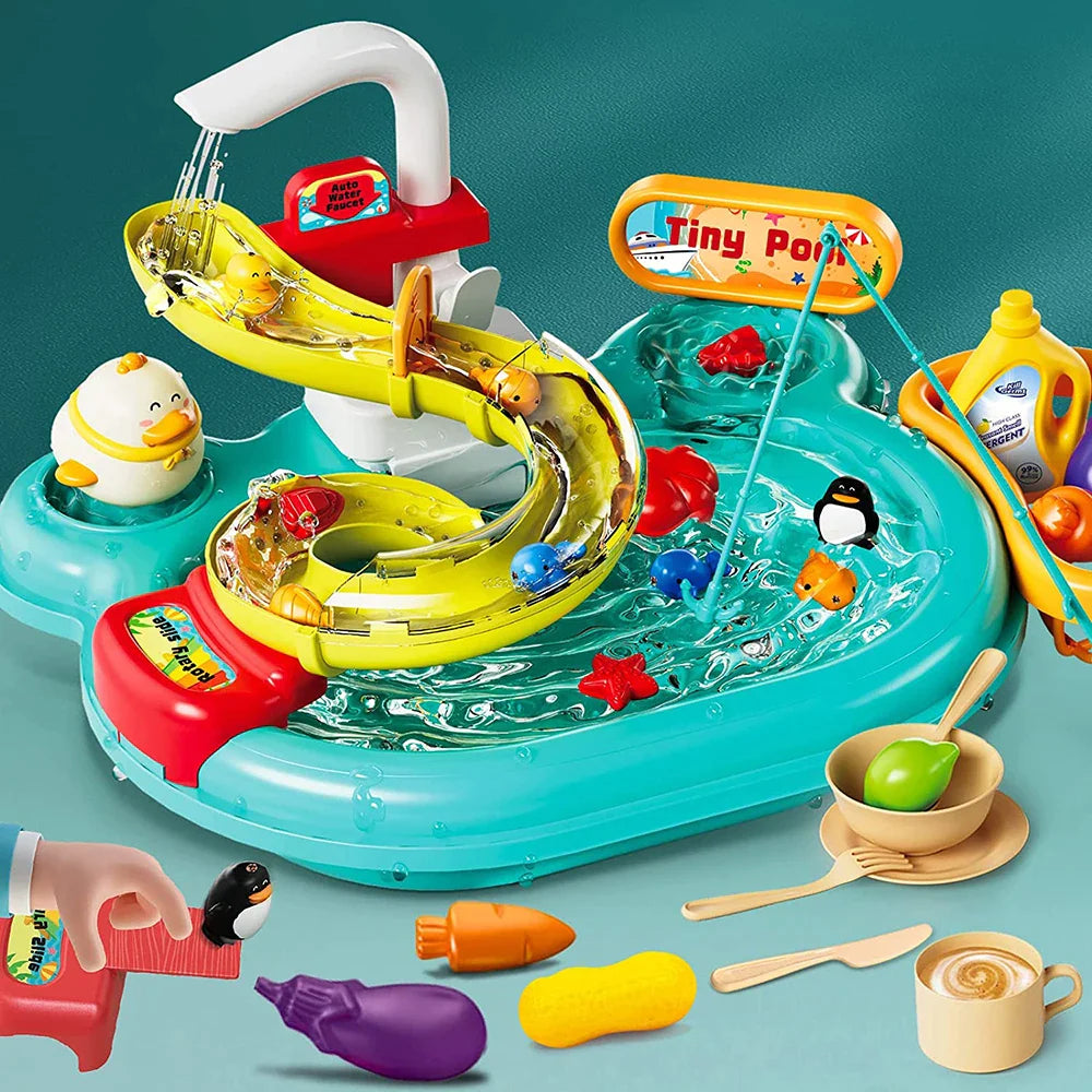 Kitchen toy™ - Water games for all - Play kitchen sink