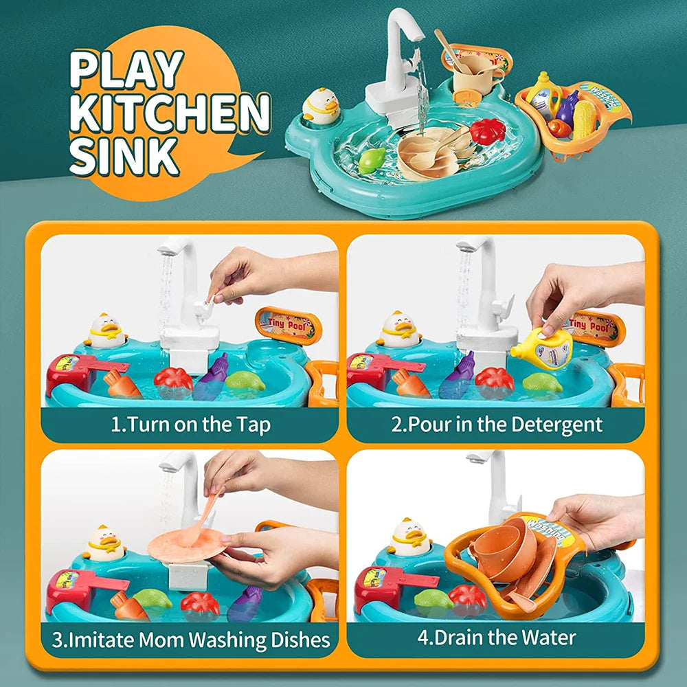 Kitchen toy™ - Water games for all - Play kitchen sink