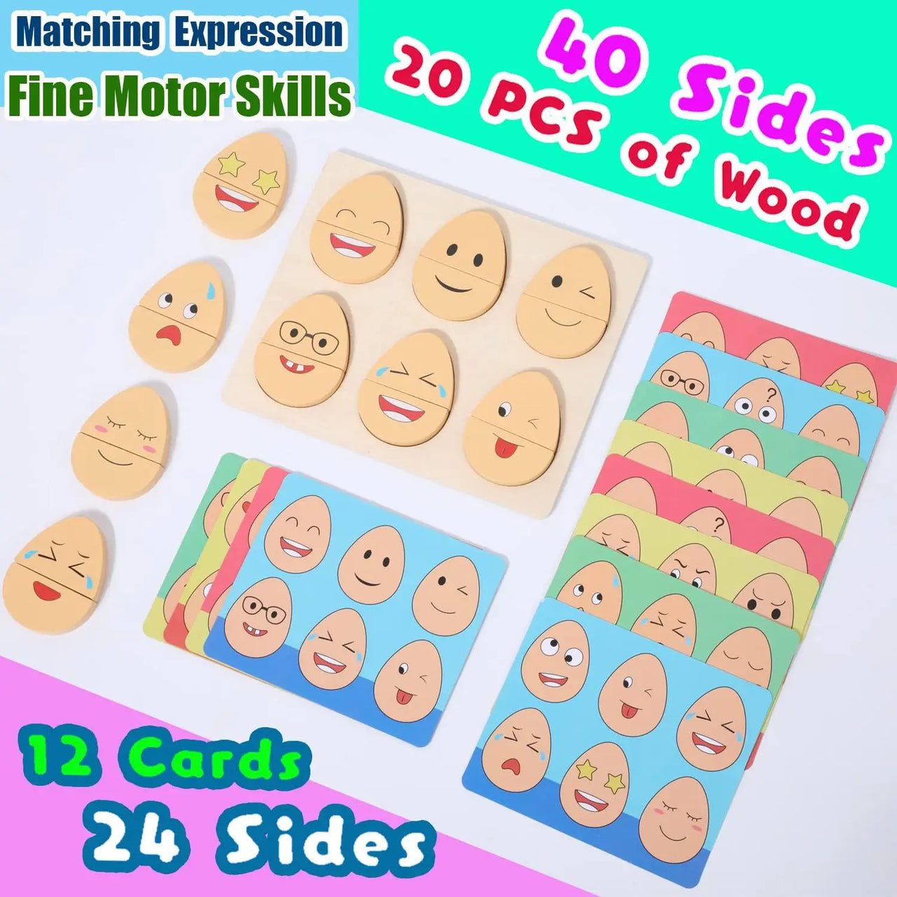 Woods™ - Expression Eggs - Interactive learning game