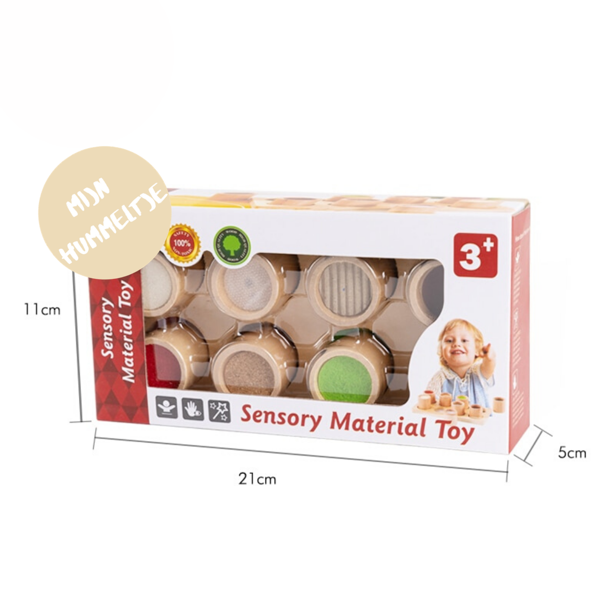 Woods™ | Montessori Toys - Wooden sensory board