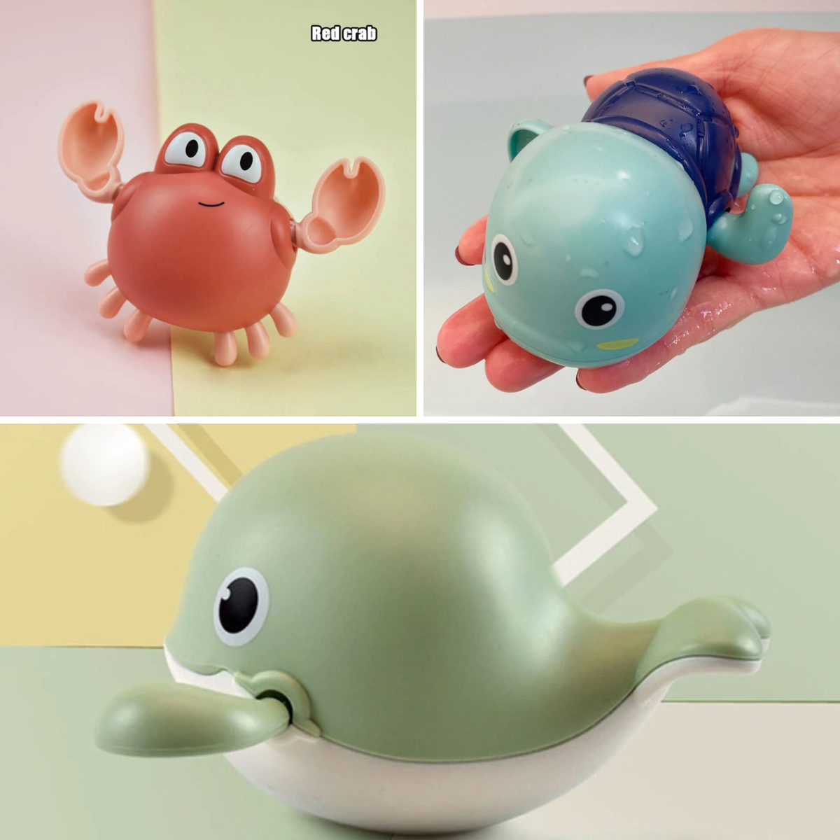 Bath Buddies™ - Bath with cute sea creatures! - Swimming turtles