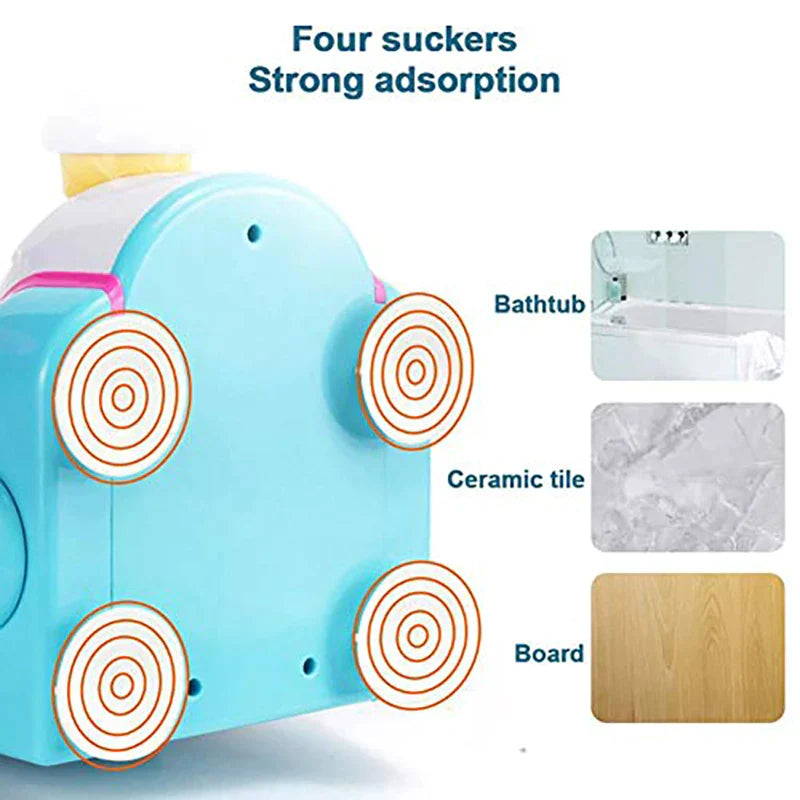 Ice Cream Bath Toy™ - Foam mobiles - Bathing with a soap pump