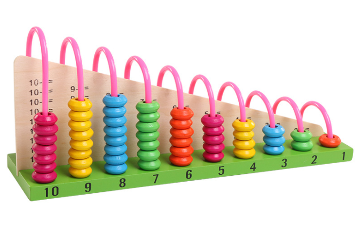 Woods™ - Colorful counting - Wooden bead board