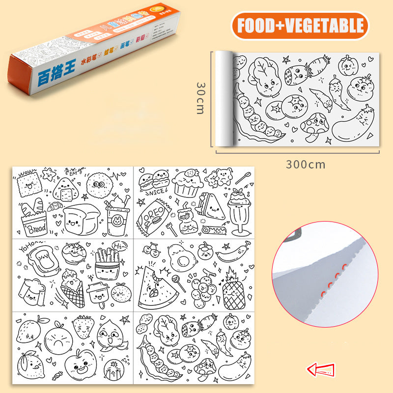 ColoringPaper™ - Unleash your creativity - XXL Coloring Sheet