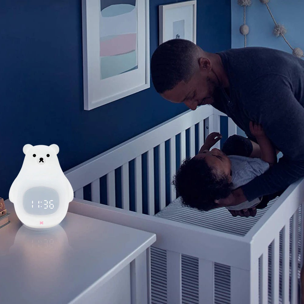 Bear Alarm™ - Cute alarm clock with night light - Teddy Bear Alarm Clock