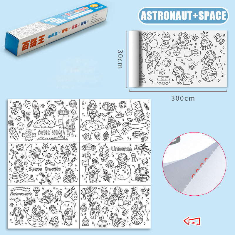 ColoringPaper™ - Unleash your creativity - XXL Coloring Sheet