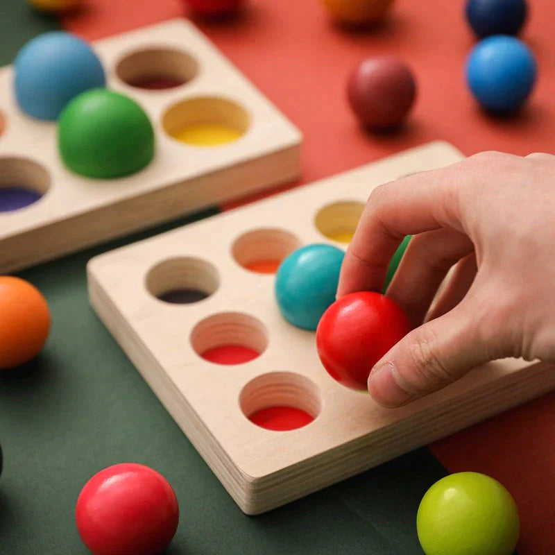 Woods™ - Rainbow balls - Sorting game