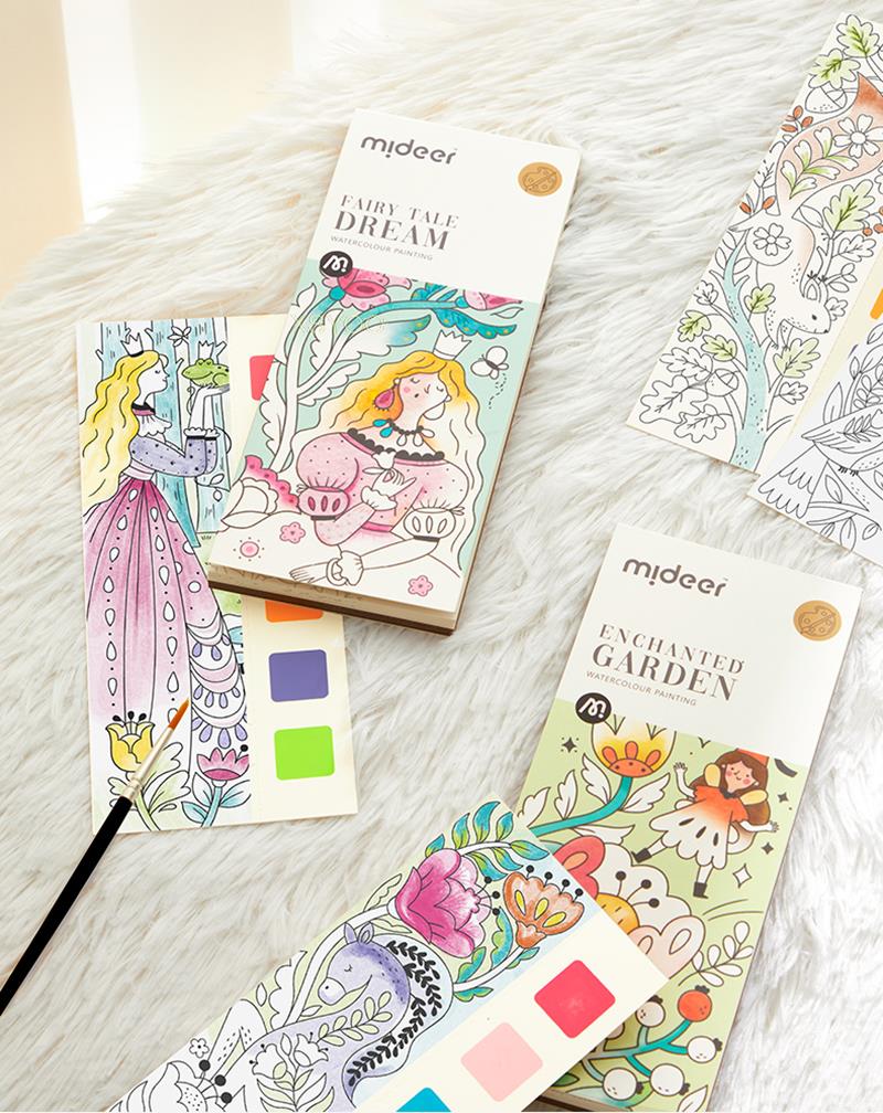 Paint Book™ - Create with watercolours! - Colouring book