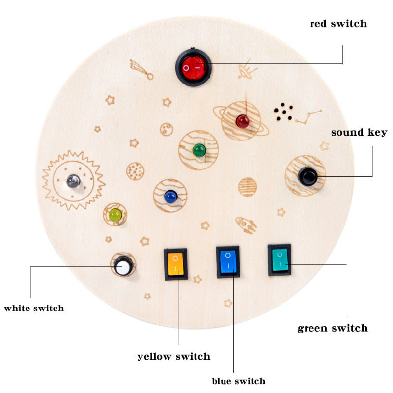 BusyBoard™ - Develop your senses! - Sensory board with lights