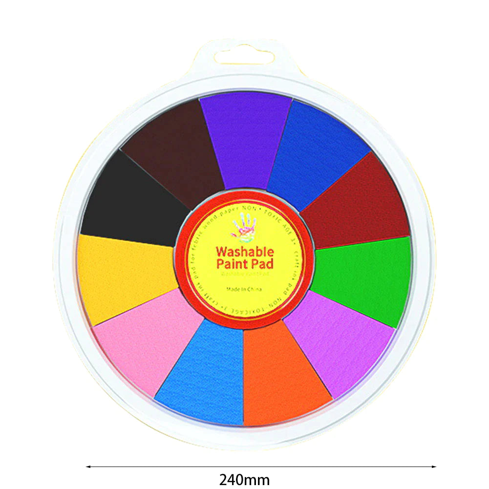 Paint Wheel™ - Paint with finger paints - Painting set for children