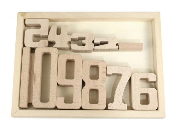 Woods™ - Learn maths in a fun way - Wooden number blocks