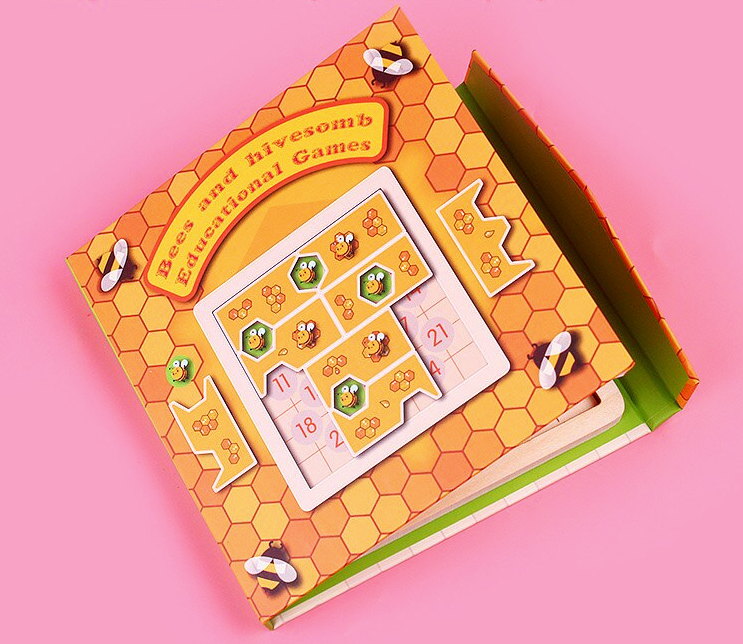 BeePuzzle™ - Fun bee puzzle! - Educational puzzle