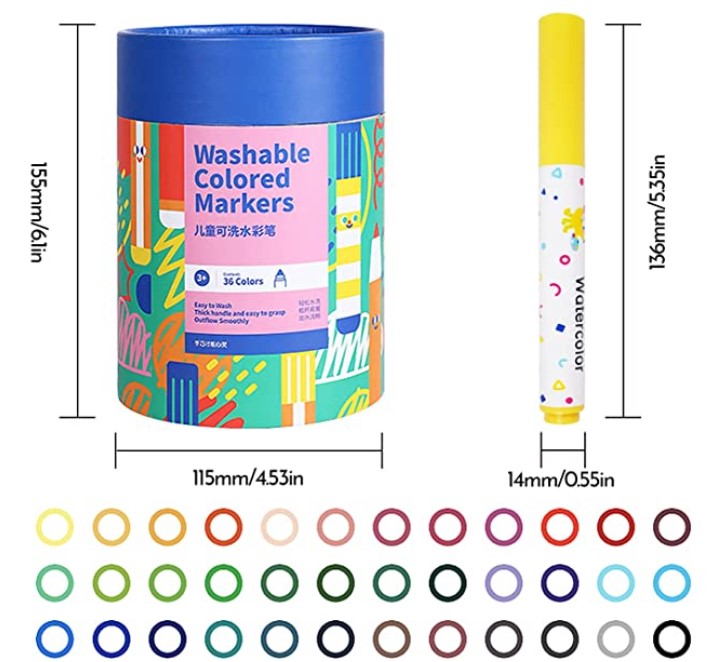 Washable Markers™ - Art without the mess - Washable markers