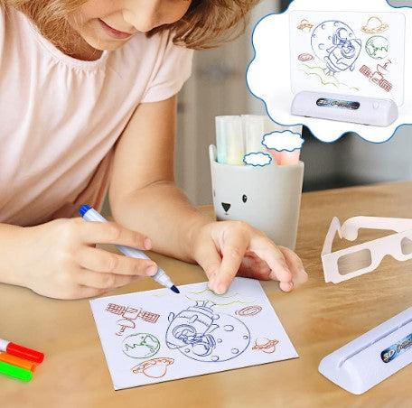 Magic Drawing Board™ - Glowing art - Illuminating 3D drawing board