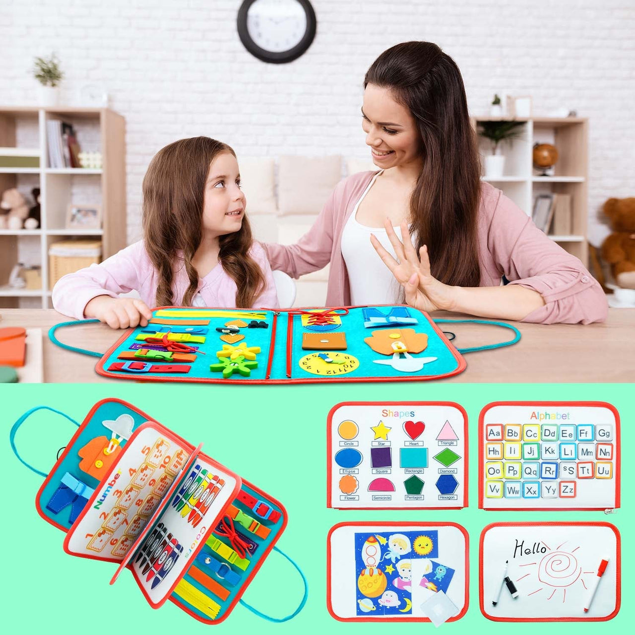 Sensory Book Board™ - Explore and learn - The sensory book