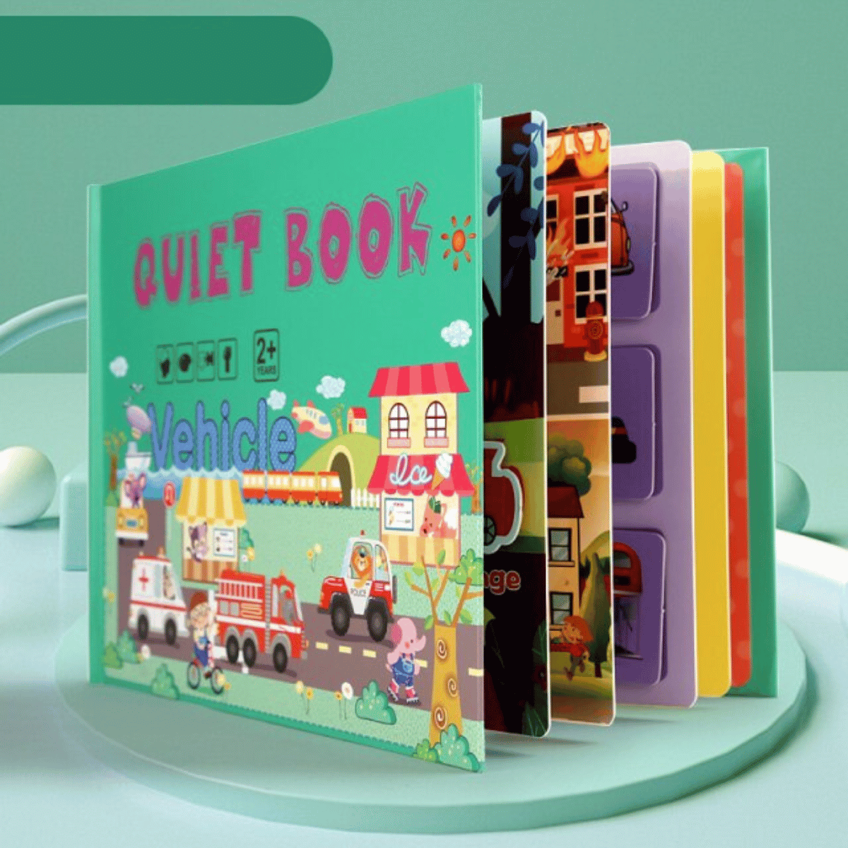 Quiet Book™ - Develop fine motor skills - Learning book