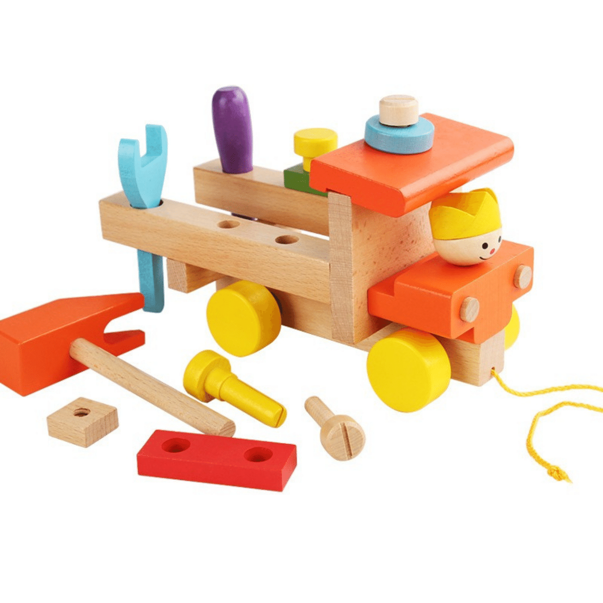 Woods™ | Sensory development - Wooden toy car