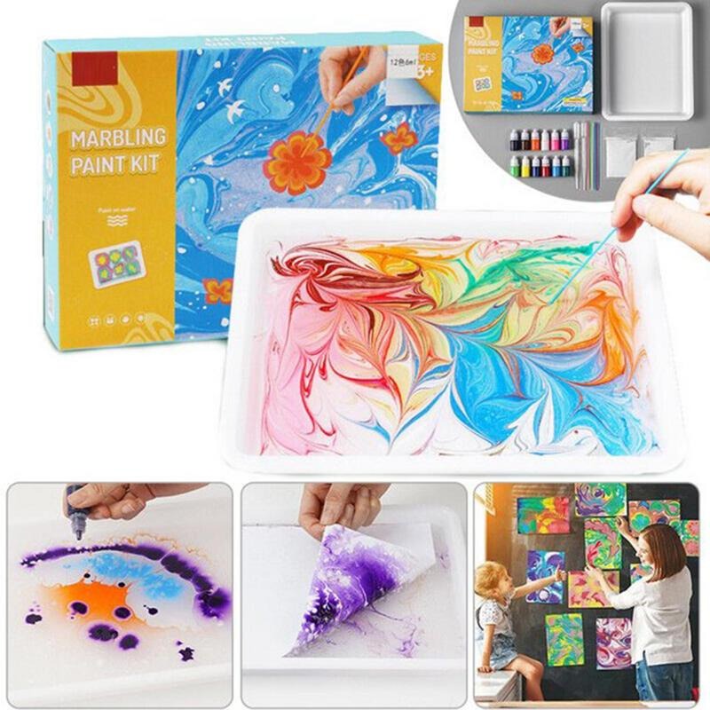 Water Marbling Paint Set™ - Create works of art - Water marbling painting kit