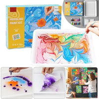 Thumbnail for Water Marbling Paint Set™ - Create works of art - Water marbling painting kit