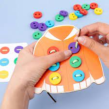 Woods™ - Sew wooden buttons - Button game