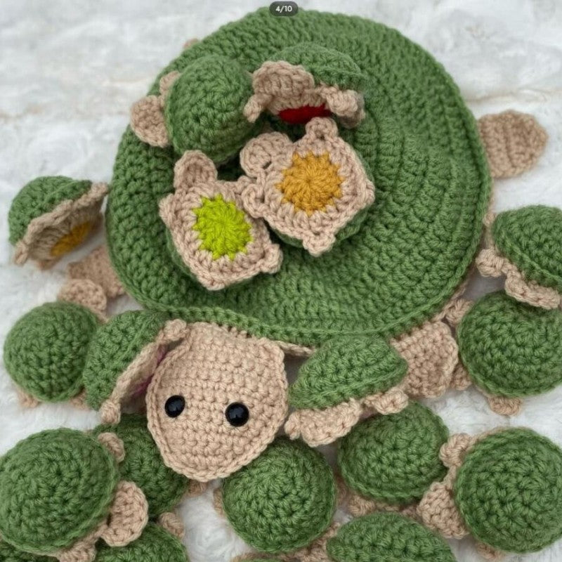 Turtle Crochet Memory Game™ - Memory training - Turtle memory game