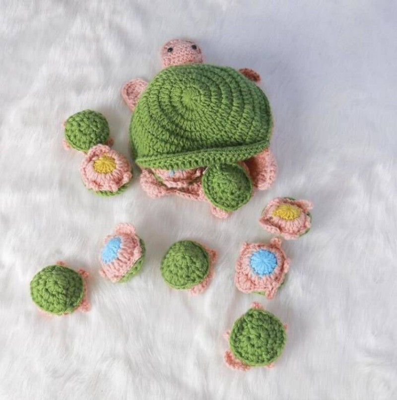 Turtle Crochet Memory Game™ - Memory training - Turtle memory game