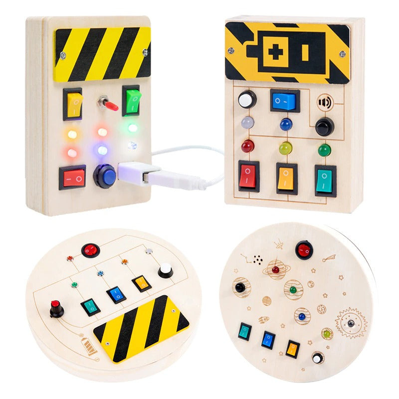 BusyBoard™ - Develop your senses! - Sensory board with lights